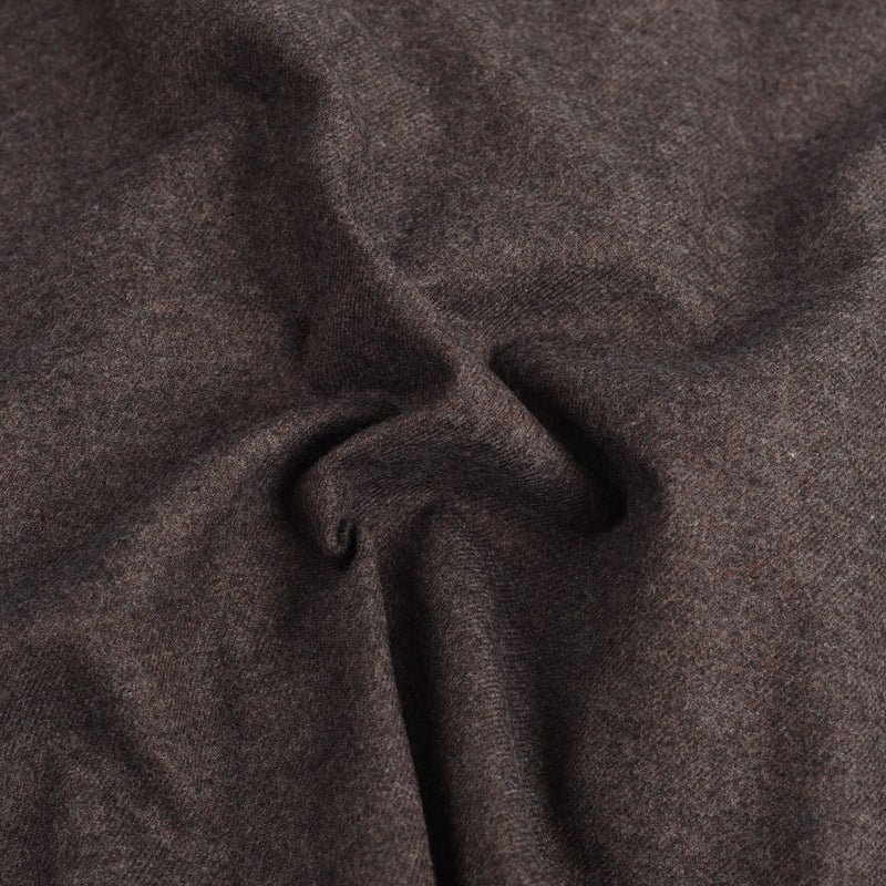 Vest in Mohagany Brown Cotton Flannel