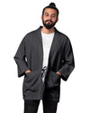 Noragi en blanc texturé sur rayures Phantom Black