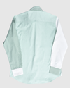 Green White Cotton Fun Shirt