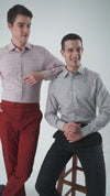 Midnight Grey Twill Dress Pant