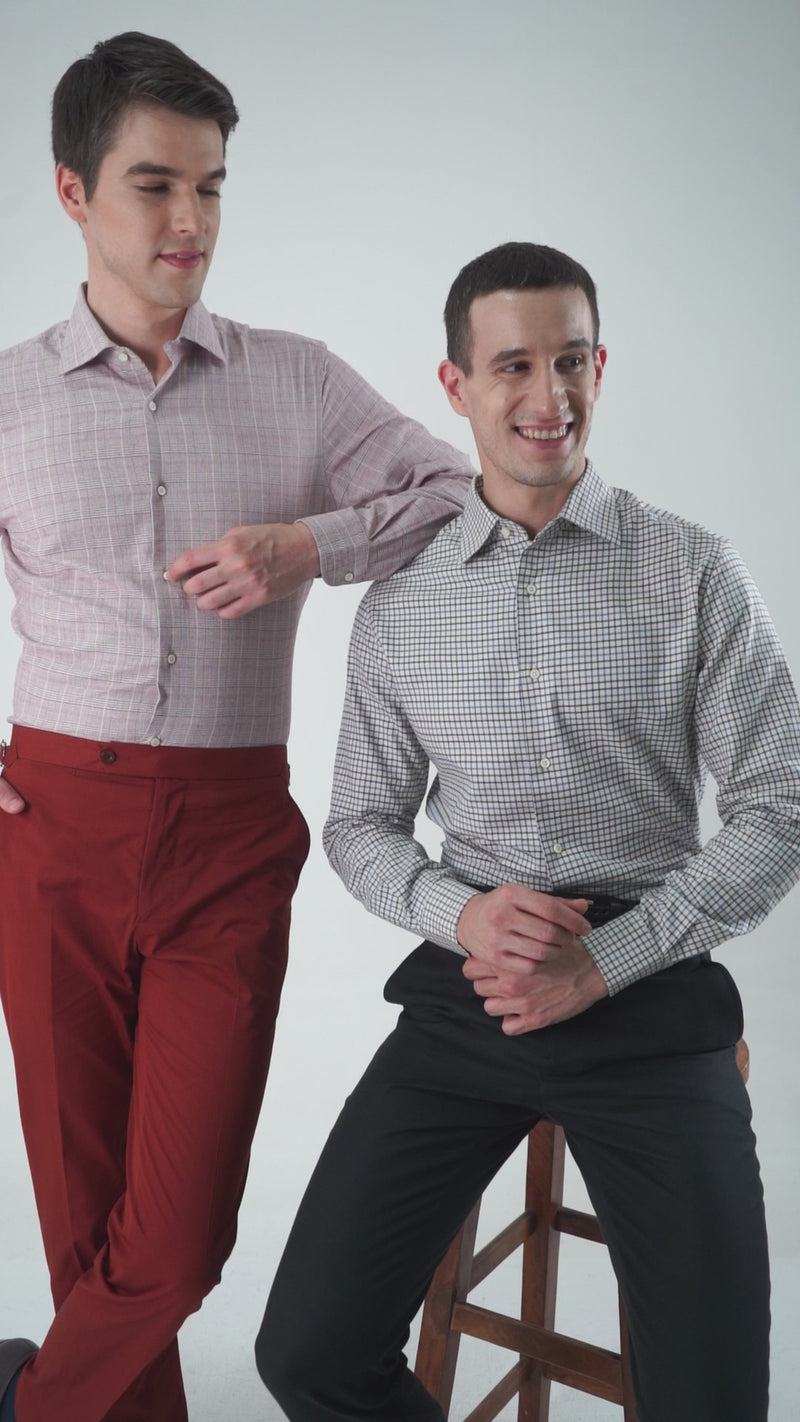 Midnight Grey Twill Dress Pant