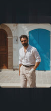 Pleated Pastel Pink Dress Pant