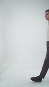 Pleated Choco Brown Pant