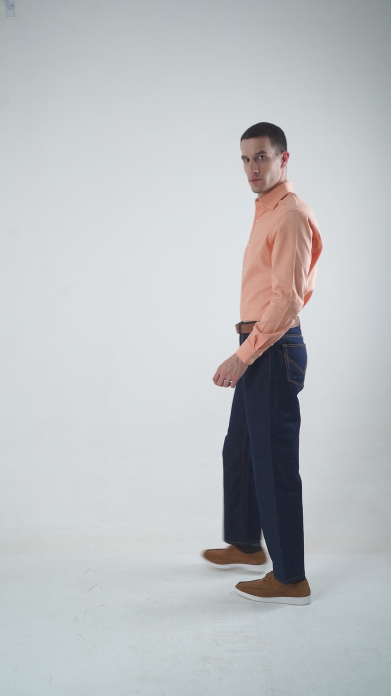 Chemise Oxford classique vert pâle