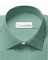 Canclini Grünes Kleid Stripes Ice