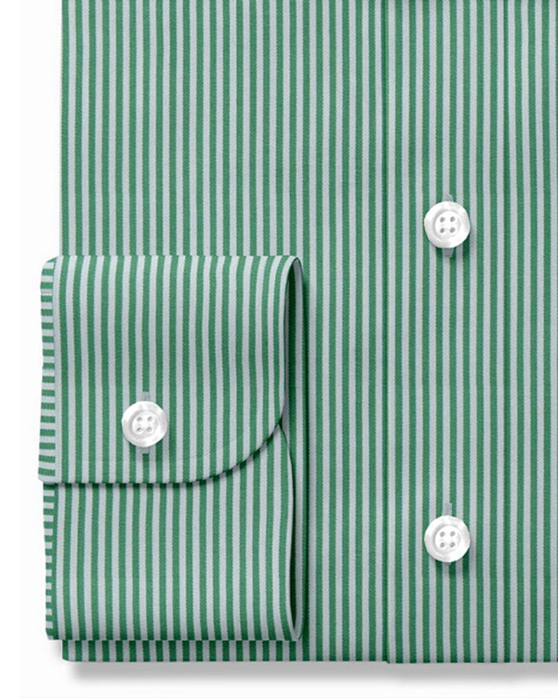 Canclini Grünes Kleid Stripes Ice