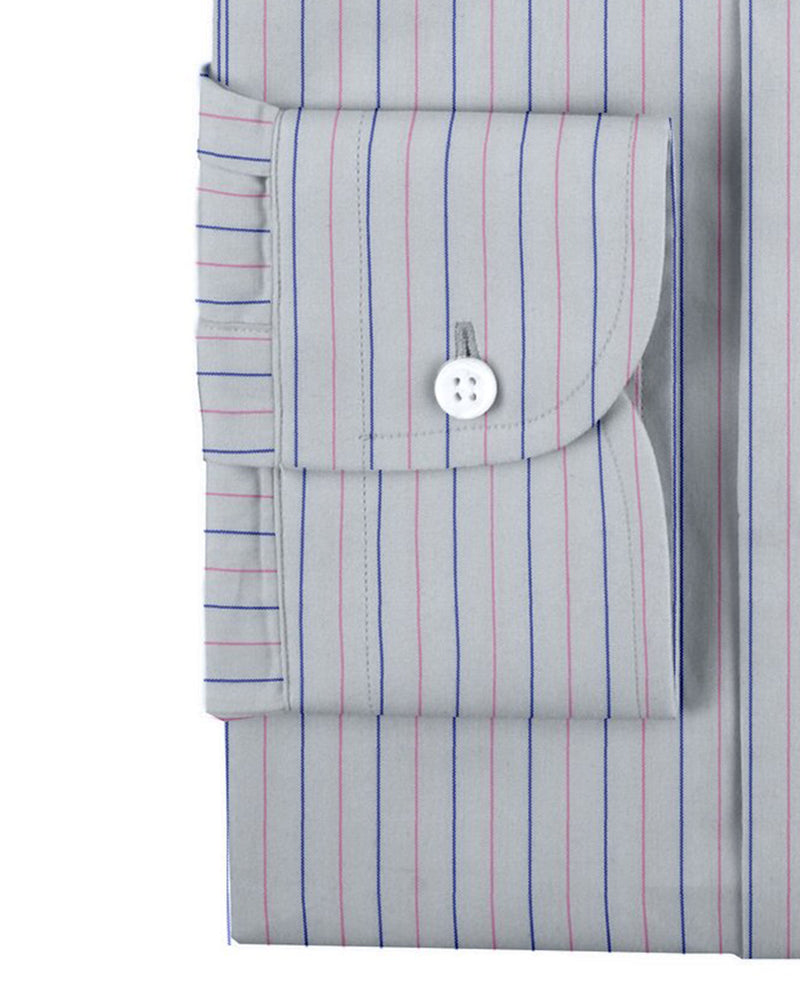 Monti Pink Blau Nadelstreifen
