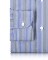 Grey White Blue & Black Alternate Stripes