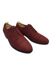 Nubuck Captoe Derby Burgund
