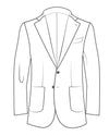 Ethomas Olive Green Beige Mustard Checks Jacket