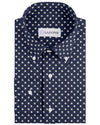 Indigo Denim bedruckte Sterne