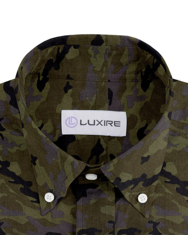 Polo Camouflage Grau Grün