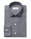 Oxford bleu marine sur blanc