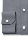 Oxford bleu marine sur blanc