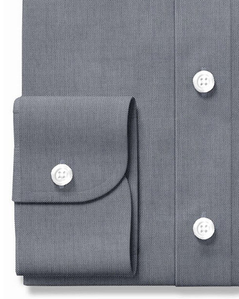 Oxford bleu marine sur blanc