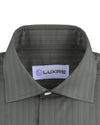 Chemise grise à chevrons