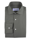 Chemise grise à chevrons