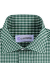 GINGHAM CHECKS BOTTLE GREEN WHITE