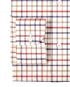 Cremefarbener, roter, hellbrauner, karierter Flanell