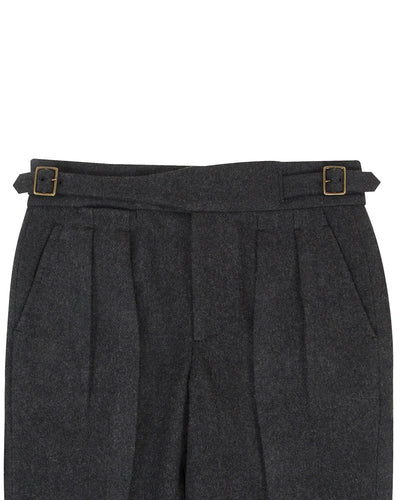 Grey Wool Flannel