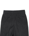 Grauer Wollflanell