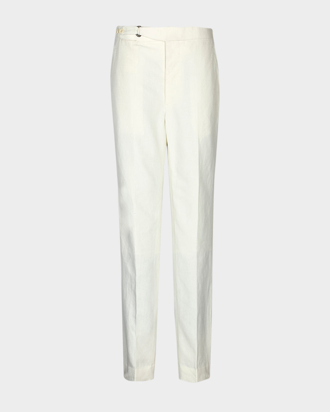 Linen Cotton Canvas: Cream Pant